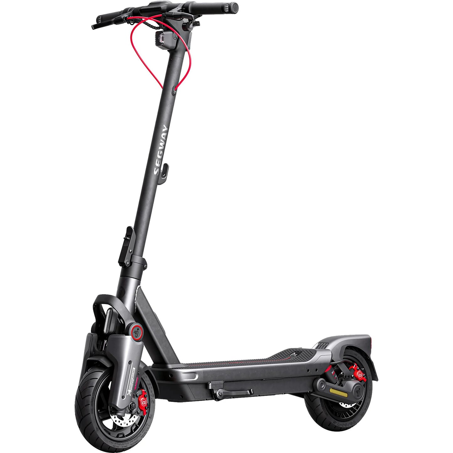 SEGWAY Ninebot MAX G3 D E-Scooter (11 Zoll, Schwarz/Silber/Rot)